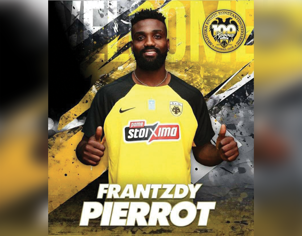 Frantzdy Pierrot officiellement nouveau joueur du club grec AEK Athènes !